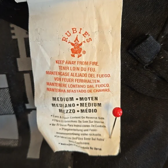 Rubies Darth Vader kids costume Sz M - Picture 9 of 11